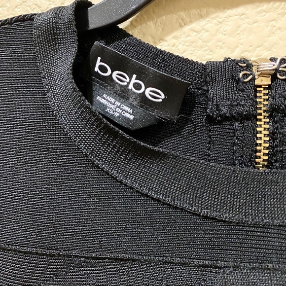 BEBE black bandage crop top - Picture 3 of 11
